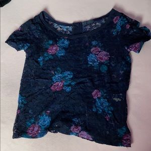 Garage lace floral top